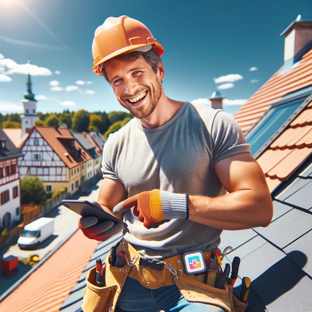 Dachdecker Man 1