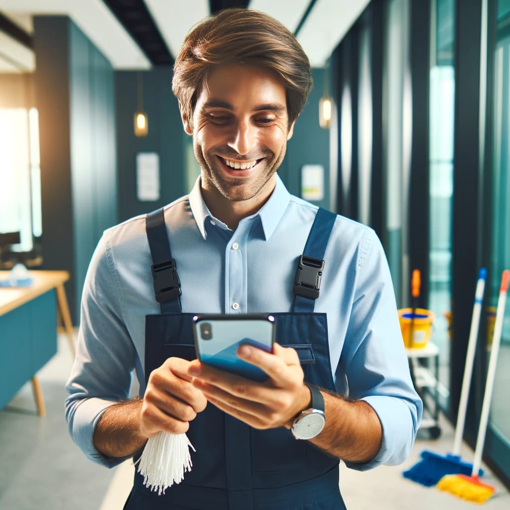 Reinigungskraft Man 1