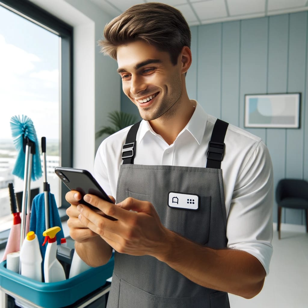 Reinigungskraft Man 1