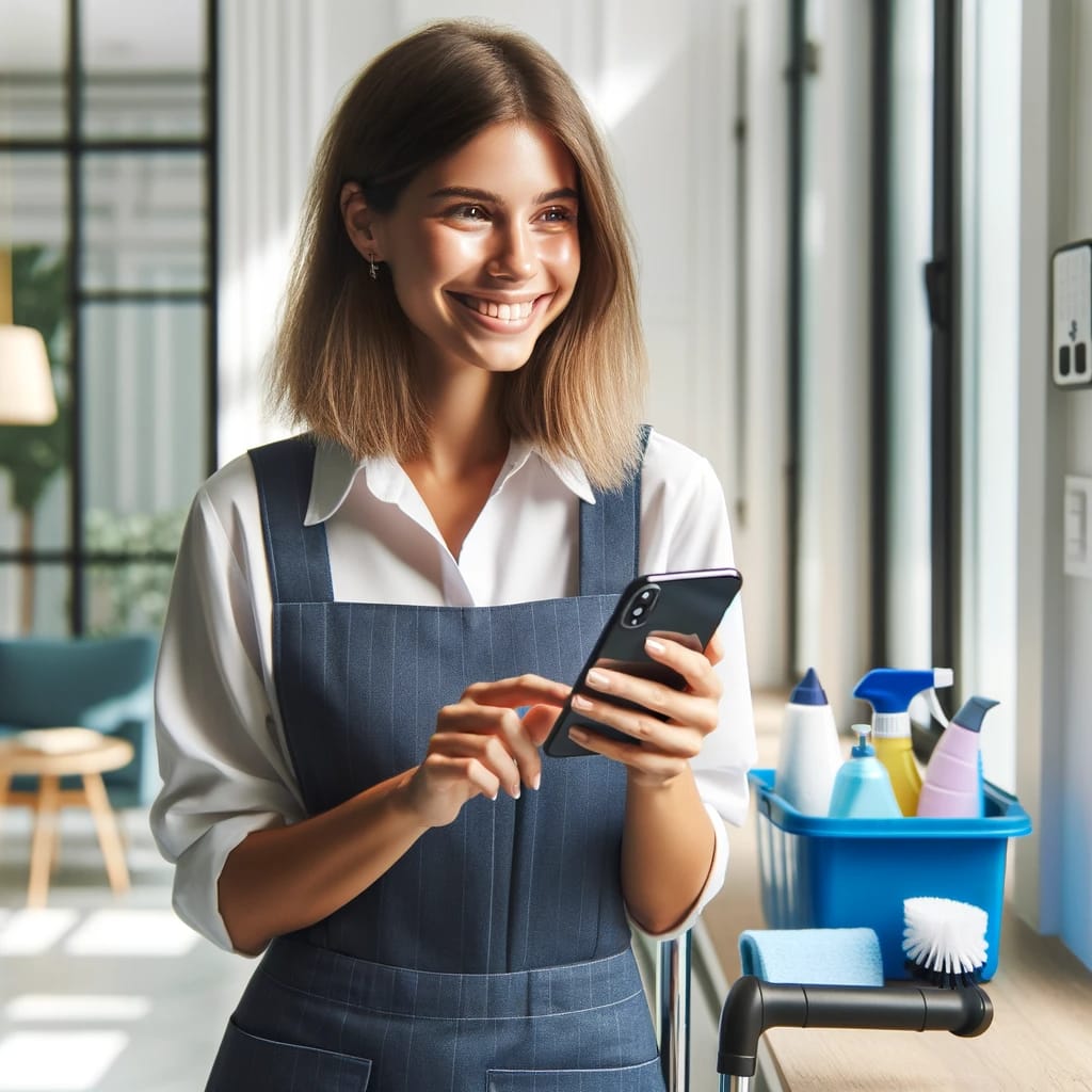 Reinigungskraft Frau 1