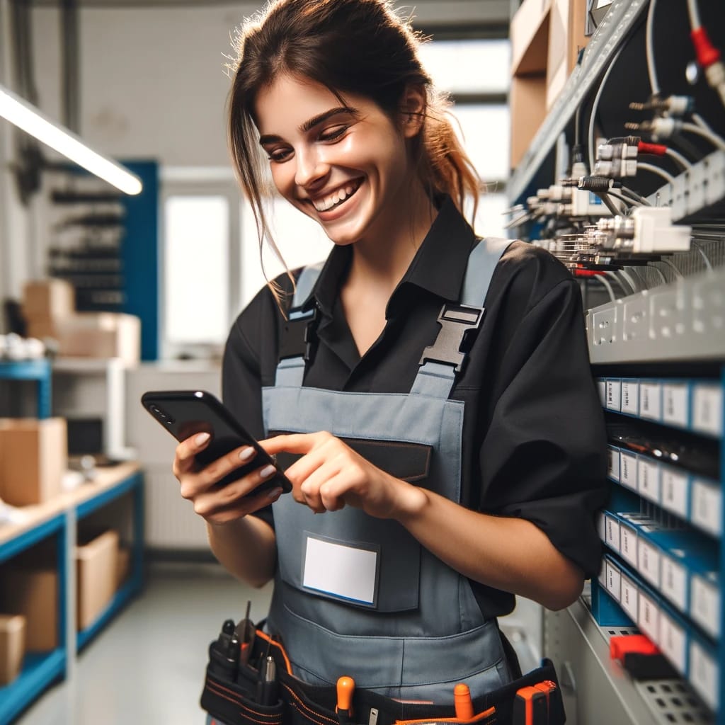 Servicetechniker Frau 2